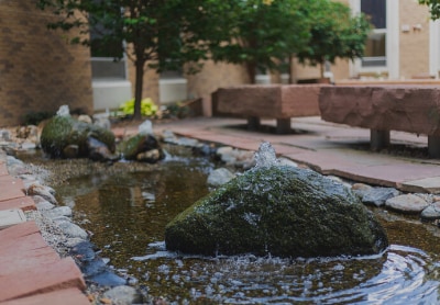 Picture of one of our Spiritual Gardens.