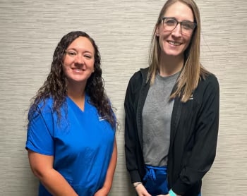 Two of our sleep technologists.