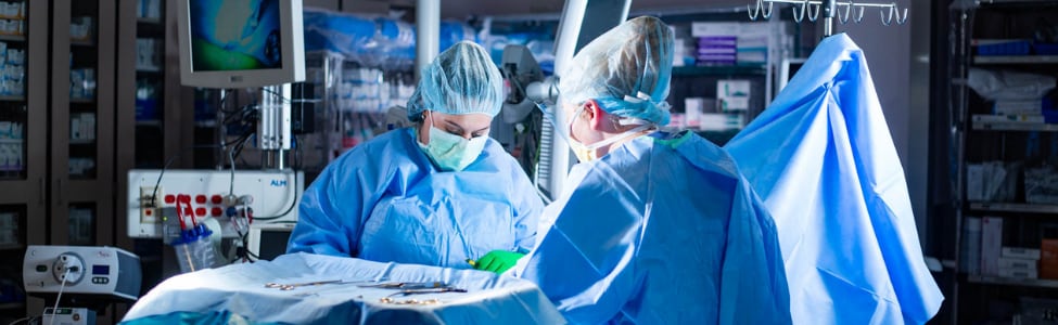 Dr. Kinzie Norris performing breast surgery