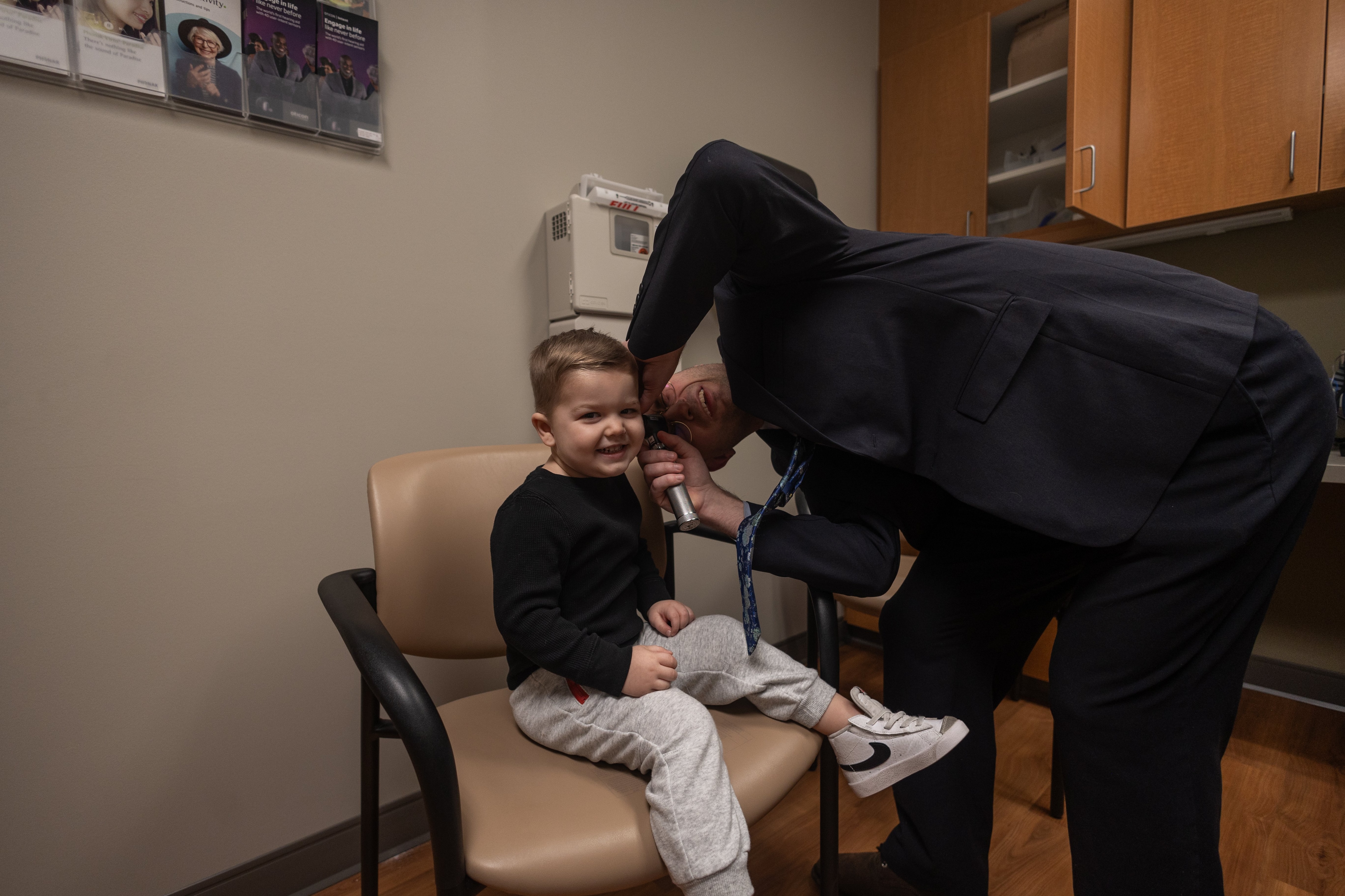 child at hearing appoinment