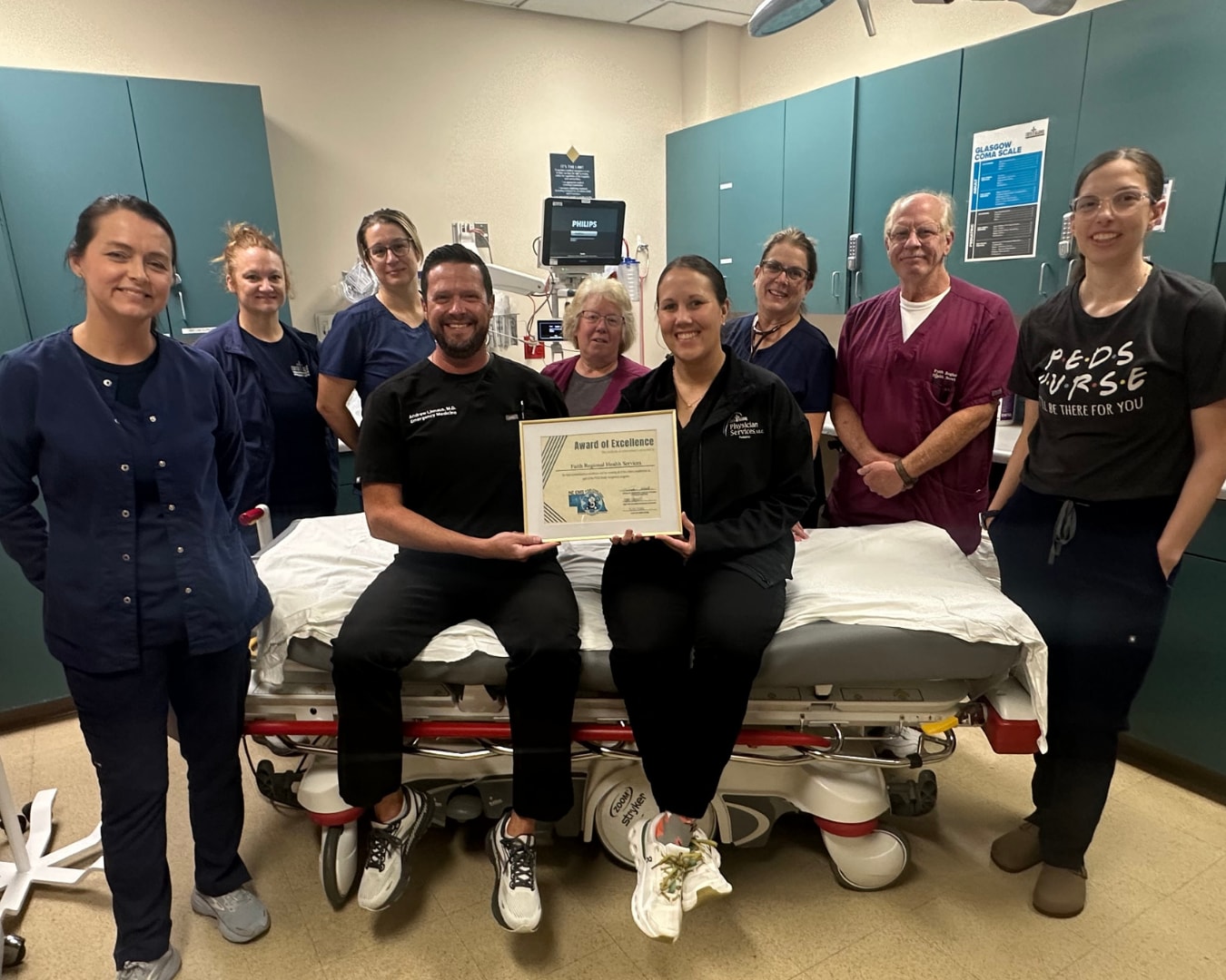 Emergency services pediatric team