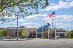 Main entrance to Faith Regional Health Services
