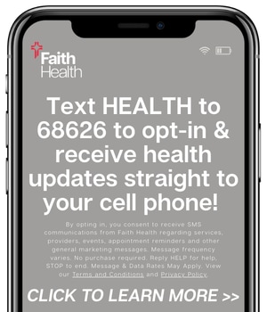 test HEALTH to 68626 to opt-in and receive health updates straight to your phone. Terms & conditions apply